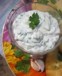 Сметанный соус с солеными огурцами