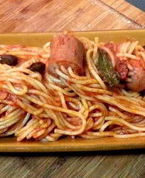 Соус для макарон с сосиской