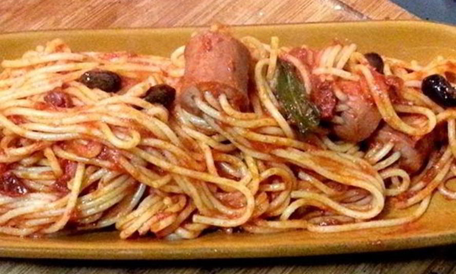 Рецепт соуса для макарон с сосиской