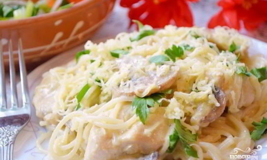 Рецепт соуса для спагетти с курицей