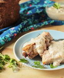 Соус из бородинского хлеба