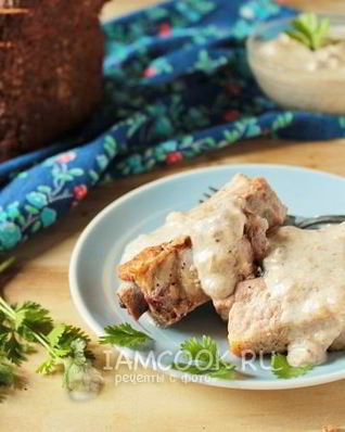 Соус из бородинского хлеба