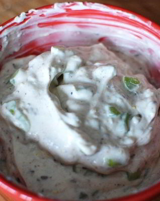 Соус из йогурта и огурцов