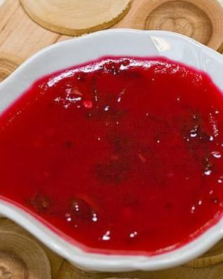 Соус из красной смородины
