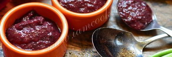 соус из слив на зиму