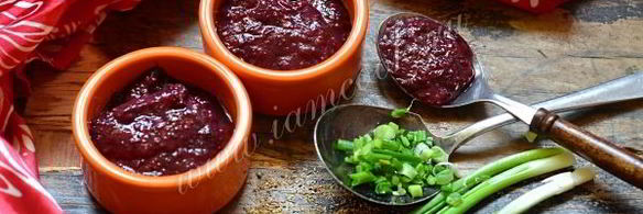 соус из слив на зиму