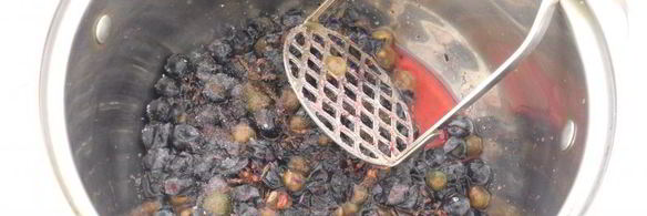 соус из темного винограда