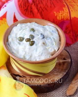 Соус с солеными огурцами