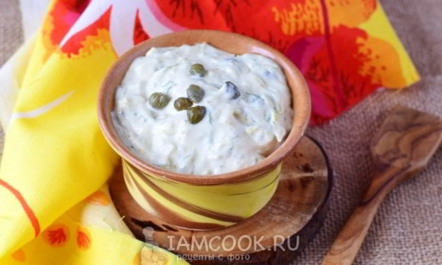 Рецепт соуса с солеными огурцами