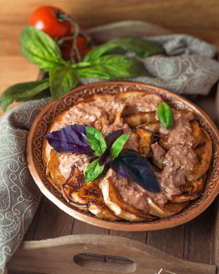 Сациви из баклажанов