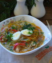 Азиатский куриный суп