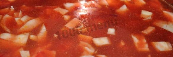 борщ без мяса в мультиварке