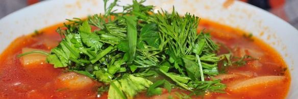 борщ без мяса в мультиварке