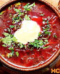 Борщ без мяса