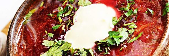 борщ без мяса