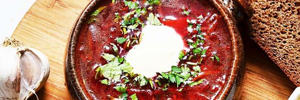 борщ без мяса