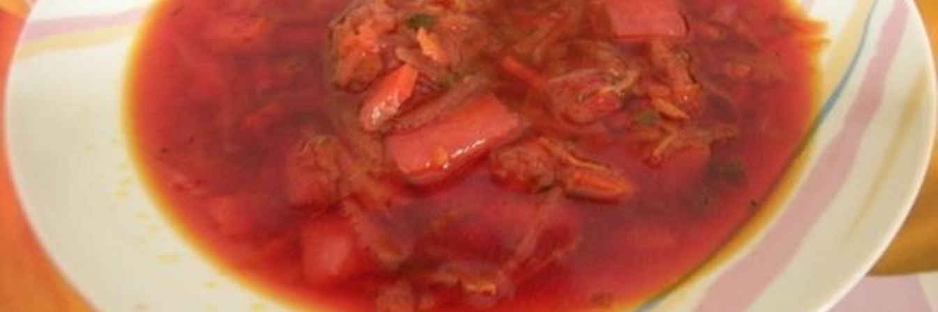 Борщ из свинины