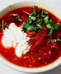 Борщ мясной