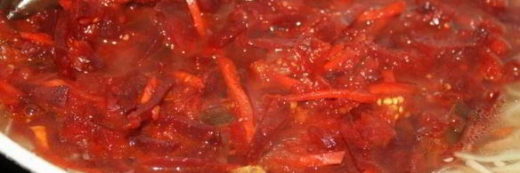 борщ на индюшином бедрышке