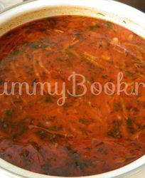 Борщ на птичьем бульоне