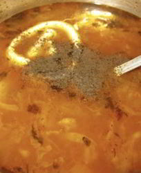 Борщ на тушенке