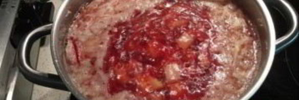 борщ постный с фасолью