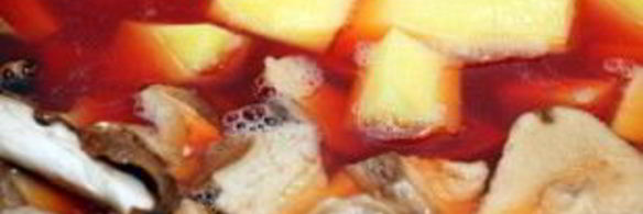 борщ с фасолью без мяса