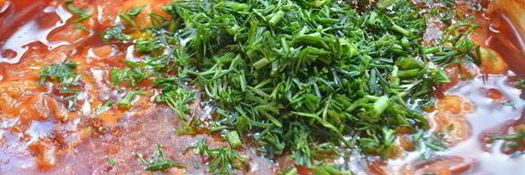 борщ с фрикадельками