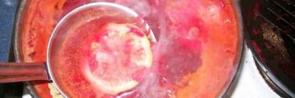 борщ с говядиной