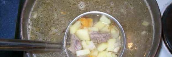 борщ с говядиной