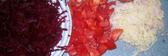 борщ с говядиной