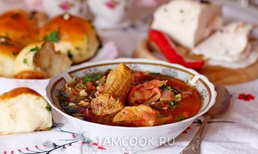 Рецепт борща с кислой капустой в мультиварке