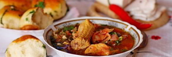 борщ с кислой капустой в мультиварке