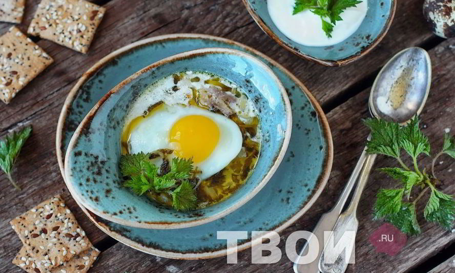 Рецепт борща с крапивой