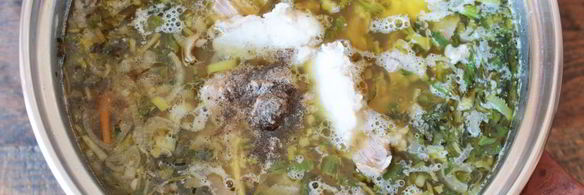 борщ с крапивой