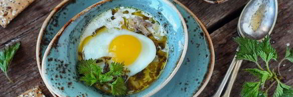 борщ с крапивой