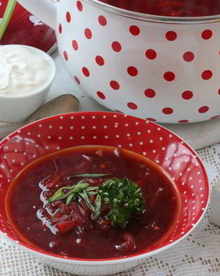 Борщ с красным перцем