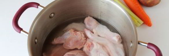 борщ с куриными крылышками