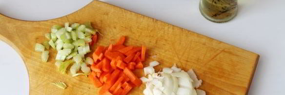 борщ с куриными крылышками