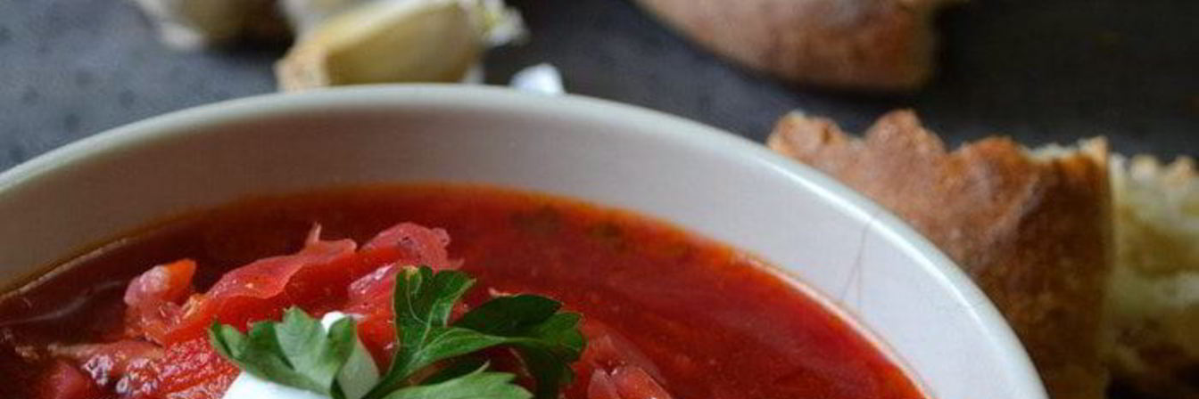 Борщ с курицей