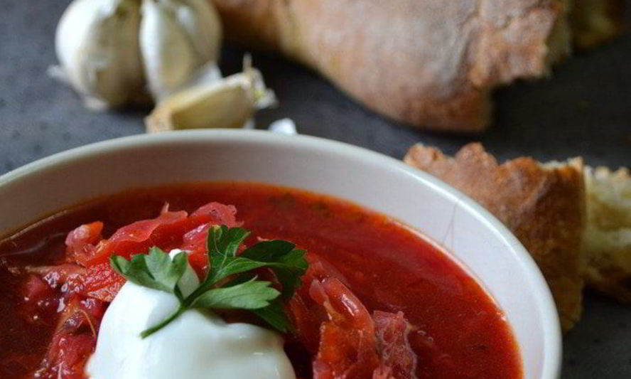 Рецепт борща с курицей