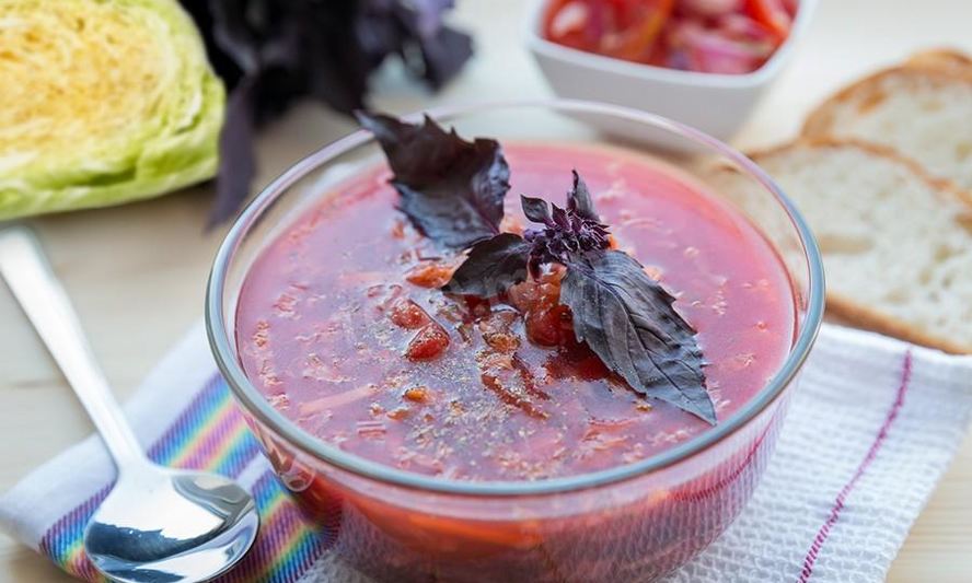 Рецепт борща с пекинской капустой