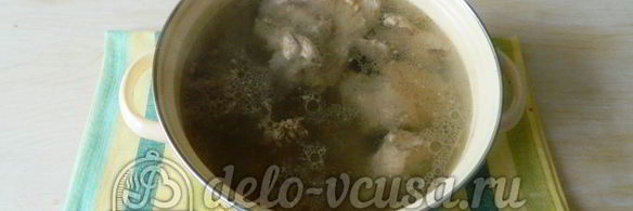 борщ с ребрышками