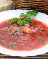 Борщ со щавелем