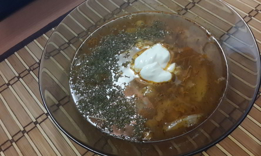 Рецепт борща студенческого