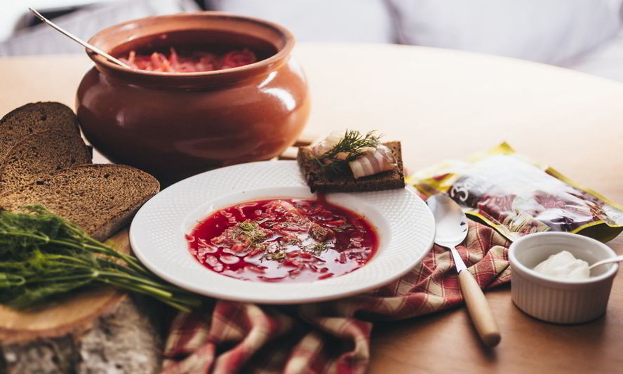 Рецепт борща в горшочке