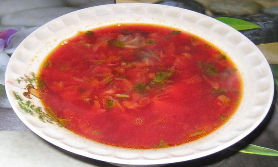 Рецепт фирменного рыбного борща с кинзой