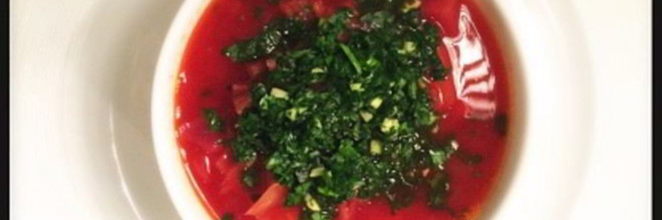 Холодный борщ из свеклы