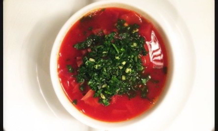 Рецепт холодного борща из свеклы