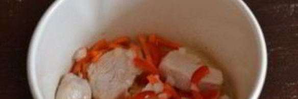 красный борщ с курицей